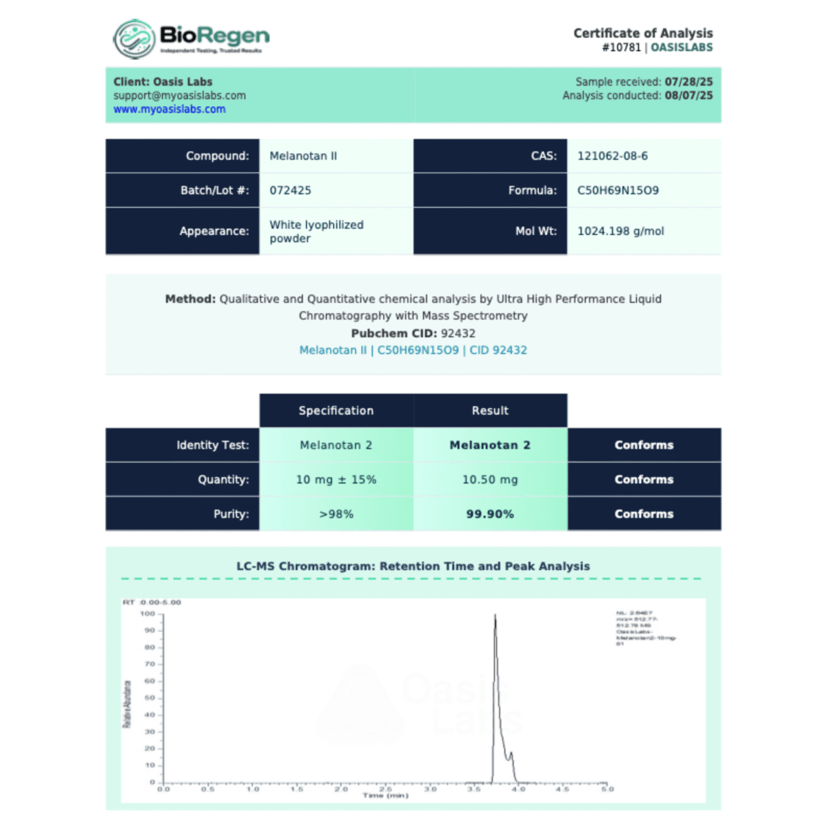 Melanotan 2 10mg - Image 3