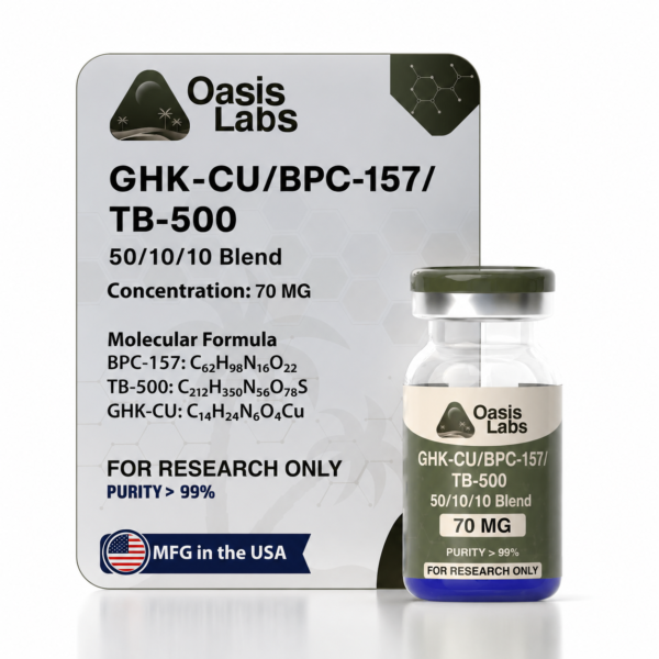 GHK-CU/BPC-157/TB-500 50/10/10mg Blend