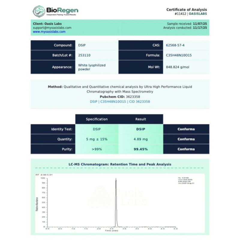 DSIP-5mg-Nov-COA DSIP-5mg-Nov-COA