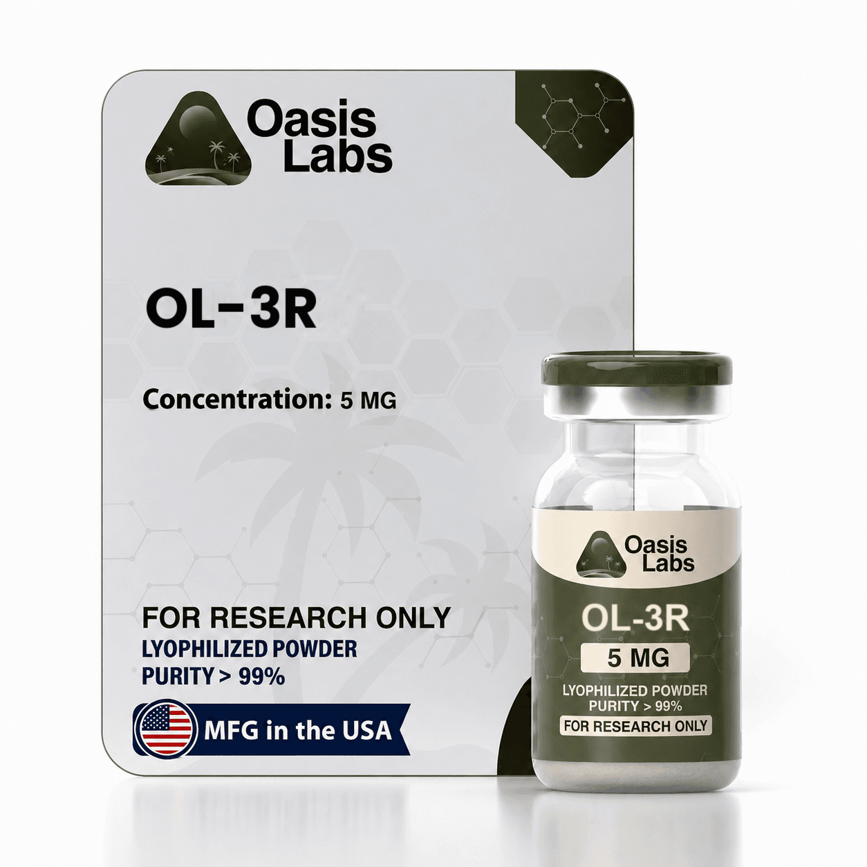 OL-3R 5mg research vial — Oasis Labs